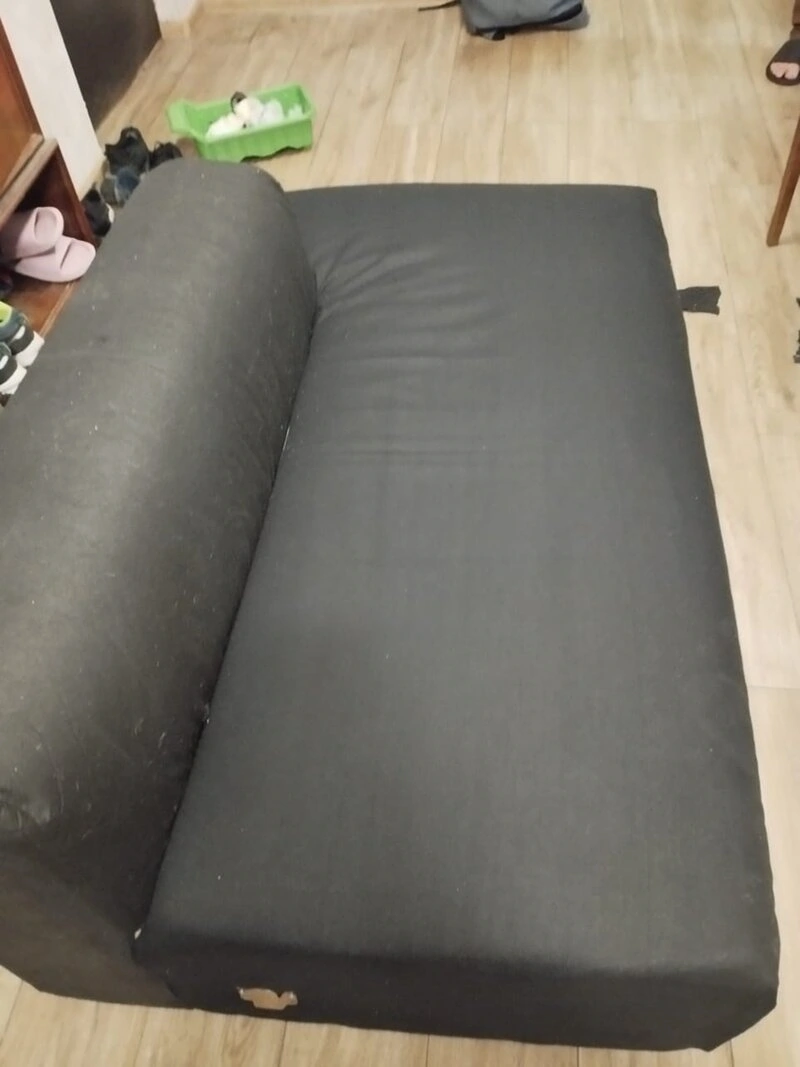 Sofa after reupholstery in Tbilisi — before and after results by CityHandyman