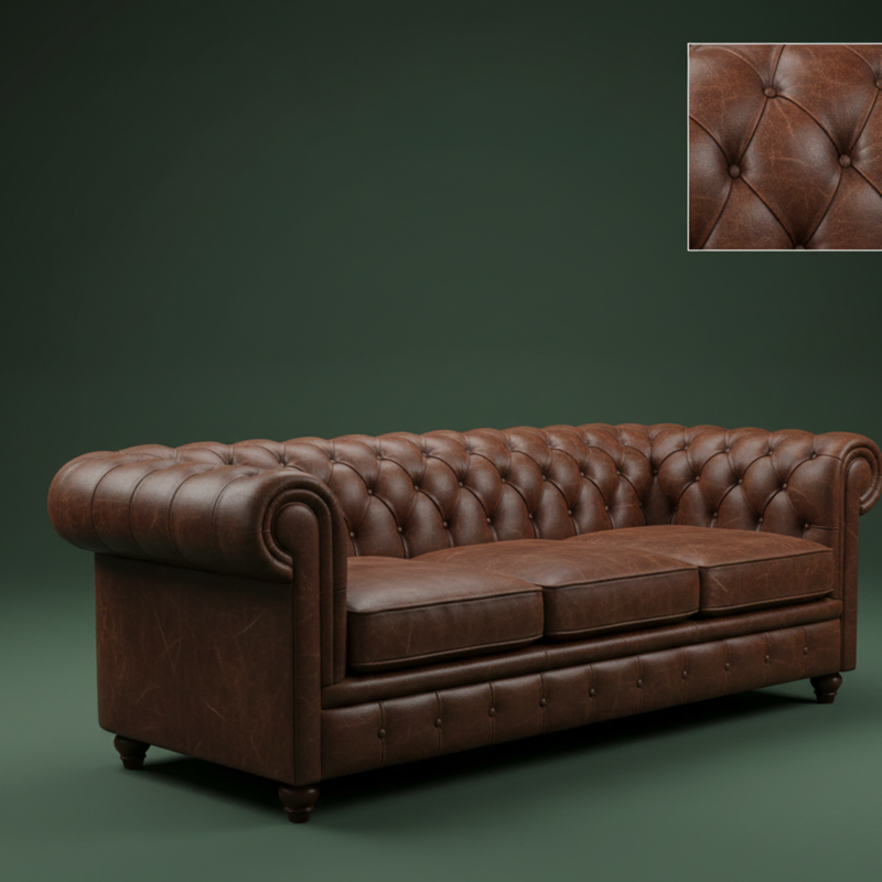 Leather sofa repair at home in Tbilisi